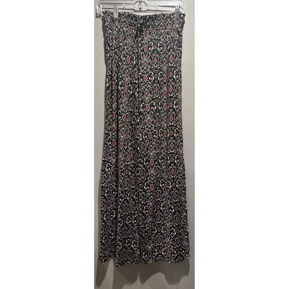 Joe B by Joe Benbasset Women size XS Floral Pull-On Pants Boho bohemian wide leg - Picture 2 of 9